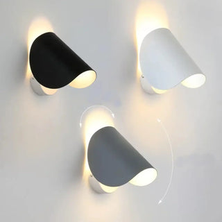 White minimalist LED wall light – 2 lights aluminum