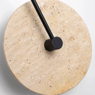 modern stone metal wall sconce beige – 2-light E27 LED