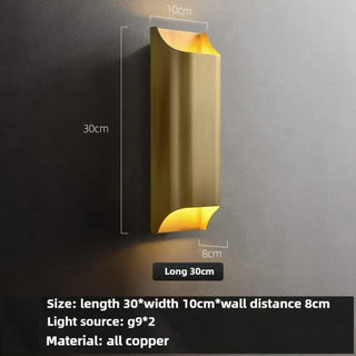 PERCOTE black metal wall sconce ambient – installed
