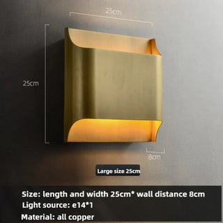 Black ambient LED wall light E14 warm 3000K