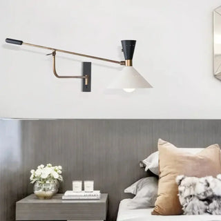 OLDIA Nordic wall sconce – installed in bedroom