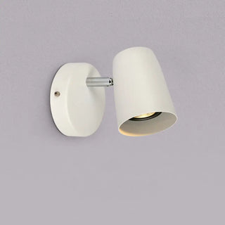 Adjustable cylinder sconce feature wall black E27