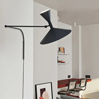 Sinah adjustable LED sconce installed – task lighting