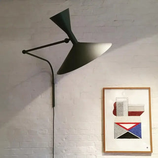 Sinah adjustable metal LED wall sconce – front view