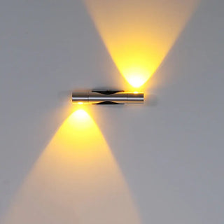 Modern adjustable wall sconce LED 6W black silver 19cm