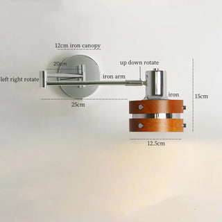 Souidur adjustable LED wall sconce close-up joint detail
