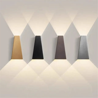 TARSEDE living room gold triangle wall light warm glow