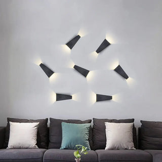 TARSEDE modern gold geometric wall light ambient
