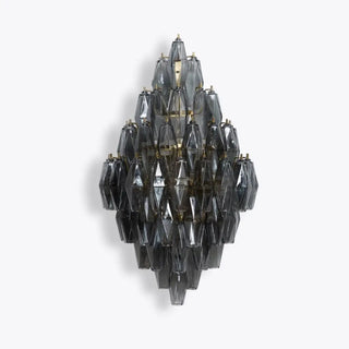 SUIDOUI smoked grey wall sconce rear mounting detail