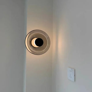 Contemporary smoked glass wall sconce – brass G9 10W 3000K elegant light