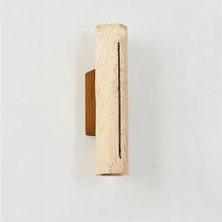 VEVERTI vertical marbled glass gold wall sconce elegant