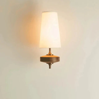 Vintage Scandinavian dimmable wall light E14 LED acrylic 38cm