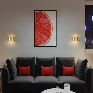 Gold small wall sconce E27 LED – bedroom accent 15cm