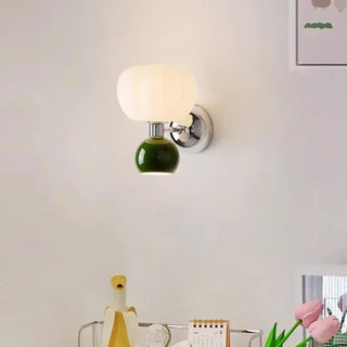 Green headboard wall lamp G9 – modern bedroom art deco