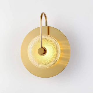 Gold green wall sconce G4 LED 6W aluminum modern design