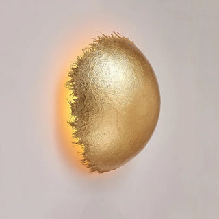 Gold organic wall sconce LED acrylic 40cm modern design