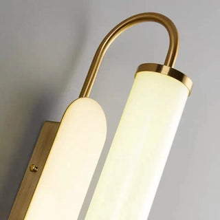 Modern gold wall light long tube LED IP20 headboard installation