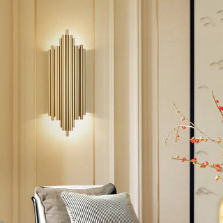 Art Deco gold wall sconce – E14 LED model B 50cm