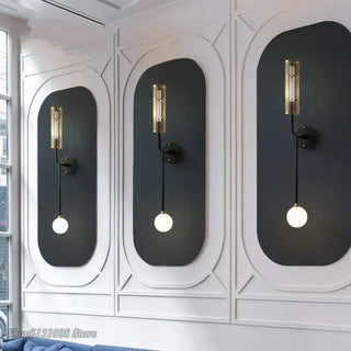 Vintage 2-light wall sconce close-up gold metal texture