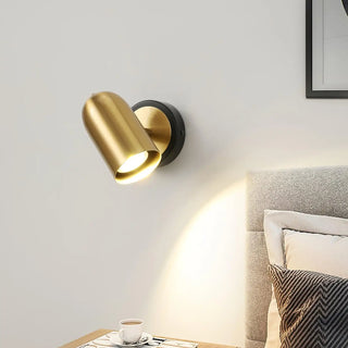 Vintage gold wall sconce E27 LED 6W aluminum classic style