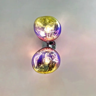 double globe wall sconce multicolor E14 LED – Art Deco