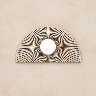 Striped glass wall sconce G4 LED – black Ø30cm elegant indoor light