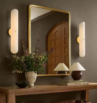 Black glass wall sconce E14 LED – S/M dimmable elegant