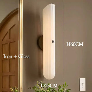 Elegant glass wall light gold – E14 dimmable 5 colors