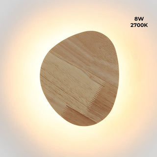 Wooden Wall Lamp – Natural Wood Sconce with Integrated LED Module for Warm Interior Lighting