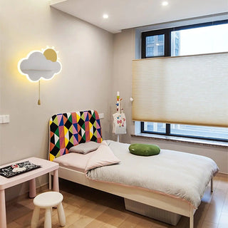 Children's cloud wall sconce G4 LED 12W white