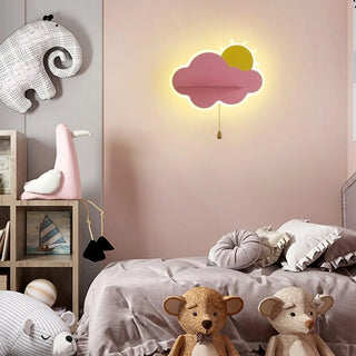 Cloud-shaped children's wall lamp G4 LED 12W detail