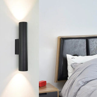 Cylindrical wall sconce G4 LED 6W gold staircase