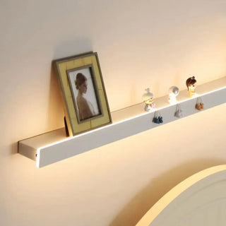 Shelf LED sconce installed – black white G4 12W IP65 60cm