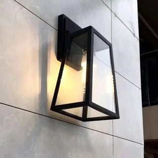 TELA Contemporary Trendy Outdoor Exterior Lamp – Stylish Lantern Wall Light
