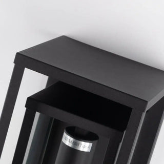 SIMODE Modern Metal Black Outdoor Wall Light – Contemporary Exterior Sconce