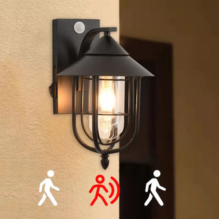 TANCIA Metal Black Waterproof Exterior Lantern – Outdoor Wall Light