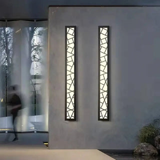 GEO Modern Geometric Outdoor Wall Light – Angular Contemporary Exterior Lamp