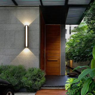 TANG Modern Rectangular Outdoor Light – LED Linear Exterior Wall Sconce