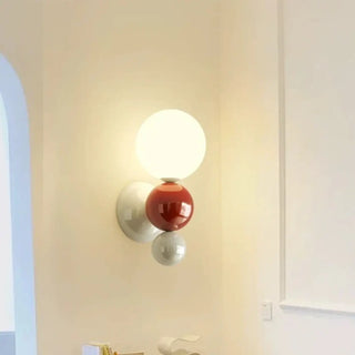 Cylindrical wall light white bottom opening – detail