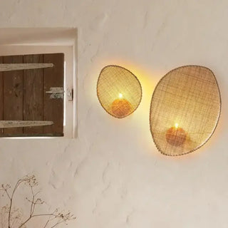 TAGE handcrafted bohemian wall light installed