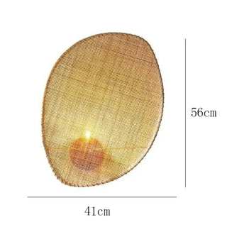 TAGE woven natural fiber wall light boho chic