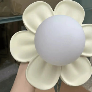 Sunflower wall light pink – G9 LED natural material