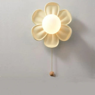 Colorful sunflower wall sconce G9 LED 5W – 24cm diameter