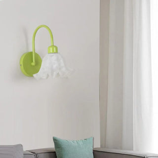 Floral petal sconce modern style – warm 3000K glow