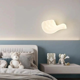Hand figurine wall sconce LED 12W white variant A 26cm – front
