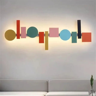 Geometric rectangle squares sconce – G9 dimmable IP65