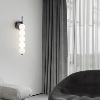 glass globe wall sconce LED gold – modern M 4 globes