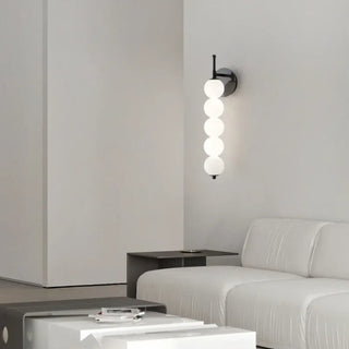 gold globe wall sconce LED 3-light – modern S 13×35cm