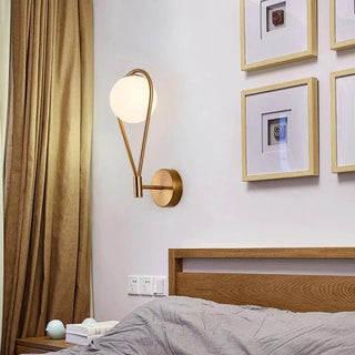 Black water drop wall sconce G9 LED 12W detail