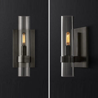Serin bathroom wall light chrome finish – side angle
